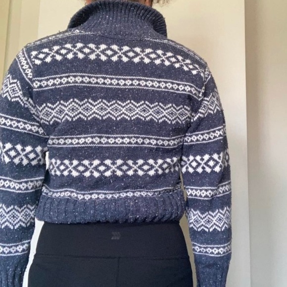 Absolutely Cotton Christmas Quarter Zip Sweater - Picture 2 of 3